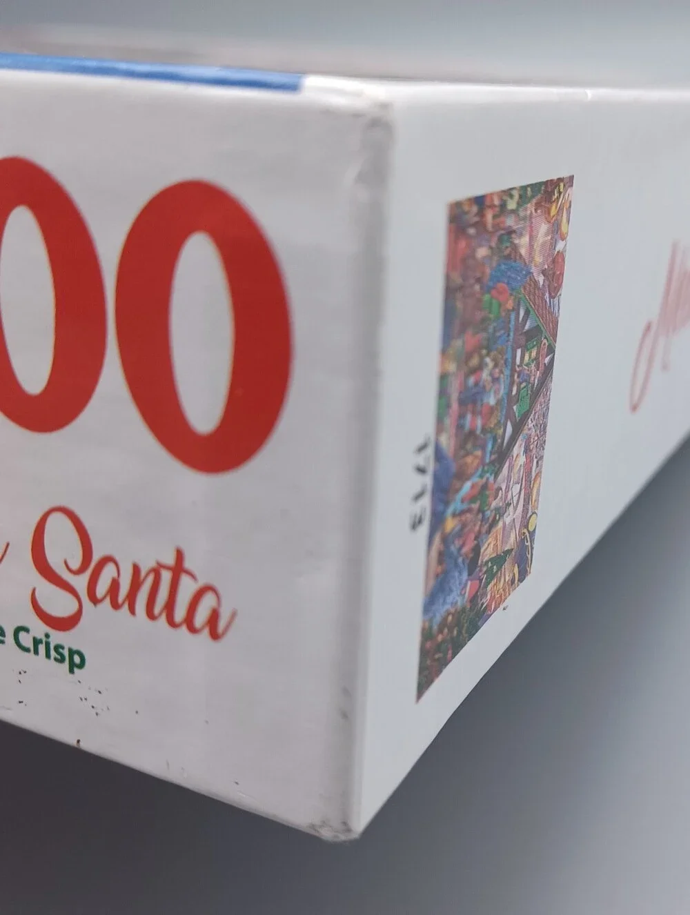 White Mountain Meeting Santa Puzzle Complete